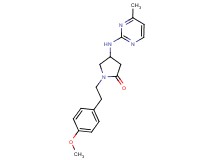 1-[2-(4-methoxyphenyl)ethyl]-4-[(4-methylpyrimidin-2-yl)amino]pyrrolidin-2-one