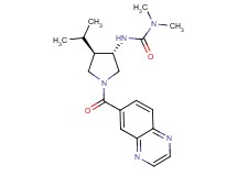 N'-[(3S*,4R*)-4-isopropyl-1-(6-quinoxalinylcarbonyl)-3-pyrrolidinyl]-N,N-dimethylurea