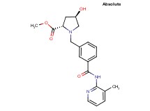 methyl (2S,4R)-4-hydroxy-1-(3-{[(3-methylpyridin-2-yl)amino]carbonyl}benzyl)pyrrolidine-2-carboxylate