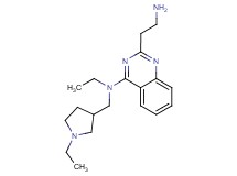 2-(2-aminoethyl)-N-ethyl-N-[(1-ethyl-3-pyrrolidinyl)methyl]-4-quinazolinamine dihydrochloride