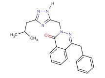 4-benzyl-2-[(3-isobutyl-1H-1,2,4-triazol-5-yl)methyl]phthalazin-1(2H)-one