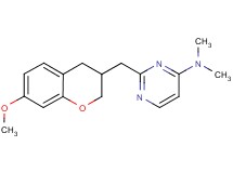 2-[(7-methoxy-3,4-dihydro-2H-chromen-3-yl)methyl]-N,N-dimethylpyrimidin-4-amine