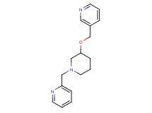 2-{[3-(3-pyridinylmethoxy)-1-piperidinyl]methyl}pyridine