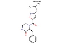 (3S)-3-benzyl-4-[(3-isobutylisoxazol-5-yl)carbonyl]piperazin-2-one