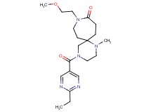 4-[(2-ethylpyrimidin-5-yl)carbonyl]-9-(2-methoxyethyl)-1-methyl-1,4,9-triazaspiro[5.6]dodecan-10-one