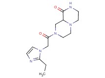 8-[(2-ethyl-1H-imidazol-1-yl)acetyl]hexahydro-2H-pyrazino[1,2-a]pyrazin-1(6H)-one