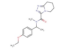 N-[1-(4-ethoxyphenyl)ethyl]-N-methyl-5,6,7,8-tetrahydro[1,2,4]triazolo[4,3-a]pyridine-3-carboxamide