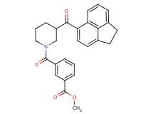 methyl 3-{[3-(1,2-dihydro-5-acenaphthylenylcarbonyl)-1-piperidinyl]carbonyl}benzoate