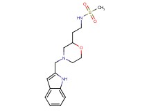 N-{2-[4-(1H-indol-2-ylmethyl)morpholin-2-yl]ethyl}methanesulfonamide