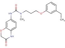 N-[3-(3-ethylphenoxy)propyl]-N-methyl-N'-(3-oxo-3,4-dihydro-2H-1,4-benzoxazin-7-yl)urea