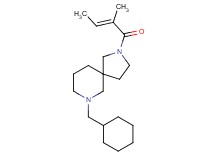 7-(cyclohexylmethyl)-2-[(2E)-2-methyl-2-butenoyl]-2,7-diazaspiro[4.5]decane