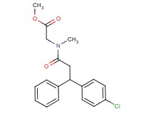methyl N-[3-(4-chlorophenyl)-3-phenylpropanoyl]-N-methylglycinate
