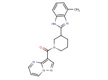 3-{[3-(4-methyl-1H-benzimidazol-2-yl)-1-piperidinyl]carbonyl}pyrazolo[1,5-a]pyrimidine