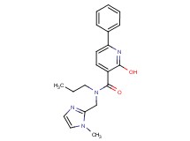 2-hydroxy-N-[(1-methyl-1H-imidazol-2-yl)methyl]-6-phenyl-N-propylnicotinamide