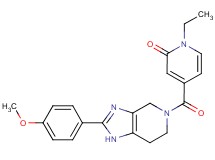 1-ethyl-4-{[2-(4-methoxyphenyl)-1,4,6,7-tetrahydro-5H-imidazo[4,5-c]pyridin-5-yl]carbonyl}pyridin-2(1H)-one