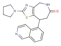 8-isoquinolin-5-yl-2-pyrrolidin-1-yl-4,5,7,8-tetrahydro-6H-[1,3]thiazolo[4,5-c]azepin-6-one