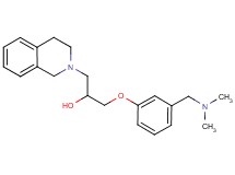 1-(3,4-dihydro-2(1H)-isoquinolinyl)-3-{3-[(dimethylamino)methyl]phenoxy}-2-propanol