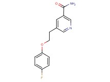 5-[2-(4-fluorophenoxy)ethyl]nicotinamide