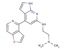 N'-(4-furo[3,2-c]pyridin-4-yl-1H-pyrrolo[2,3-b]pyridin-6-yl)-N,N-dimethylethane-1,2-diamine