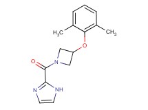 2-{[3-(2,6-dimethylphenoxy)azetidin-1-yl]carbonyl}-1H-imidazole