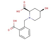 (2R*,4S*)-1-(2-carboxybenzyl)-4-hydroxypiperidine-2-carboxylic acid