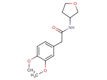 2-(3,4-dimethoxyphenyl)-N-(tetrahydrofuran-3-yl)acetamide
