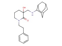 3-[(2-adamantylamino)methyl]-3-hydroxy-1-(2-phenylethyl)-2-piperidinone