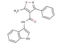 N-1H-indol-3-yl-5-methyl-3-phenyl-4-isoxazolecarboxamide
