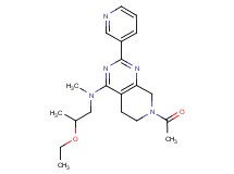 7-acetyl-N-(2-ethoxypropyl)-N-methyl-2-pyridin-3-yl-5,6,7,8-tetrahydropyrido[3,4-d]pyrimidin-4-amine