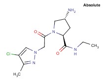 (4R)-4-amino-1-[(4-chloro-3-methyl-1H-pyrazol-1-yl)acetyl]-N-ethyl-L-prolinamide