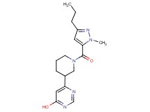 6-{1-[(1-methyl-3-propyl-1H-pyrazol-5-yl)carbonyl]-3-piperidinyl}-4-pyrimidinol