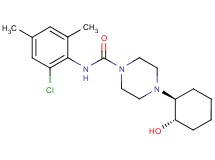 N-(2-chloro-4,6-dimethylphenyl)-4-[(1S*,2S*)-2-hydroxycyclohexyl]piperazine-1-carboxamide