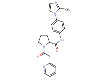 N-[4-(2-methyl-1H-imidazol-1-yl)phenyl]-1-(2-pyridinylacetyl)prolinamide