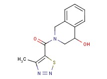 2-[(4-methyl-1,2,3-thiadiazol-5-yl)carbonyl]-1,2,3,4-tetrahydroisoquinolin-4-ol