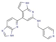 4-(3H-imidazo[4,5-b]pyridin-5-yl)-N-(pyridin-4-ylmethyl)-1H-pyrrolo[2,3-b]pyridin-6-amine