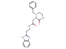 N-[2-(1H-benzimidazol-2-yl)ethyl]-2-(1-benzyl-3-oxopiperazin-2-yl)acetamide
