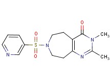 2,3-dimethyl-7-(pyridin-3-ylsulfonyl)-3,5,6,7,8,9-hexahydro-4H-pyrimido[4,5-d]azepin-4-one