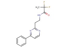 2,2-difluoro-N-[2-(4-phenyl-2-pyrimidinyl)ethyl]propanamide