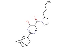 2-(1-adamantyl)-5-[(2-butylpyrrolidin-1-yl)carbonyl]pyrimidin-4-ol