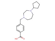 4-[(4-cyclopentyl-1,4-diazepan-1-yl)methyl]benzoic acid