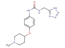 N-{4-[(1-methylpiperidin-4-yl)oxy]phenyl}-N'-(1H-tetrazol-5-ylmethyl)urea