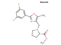 methyl 1-{[2-(3,5-difluorophenyl)-5-methyl-1,3-oxazol-4-yl]methyl}-L-prolinate