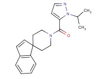 1'-[(1-isopropyl-1H-pyrazol-5-yl)carbonyl]spiro[indene-1,4'-piperidine]