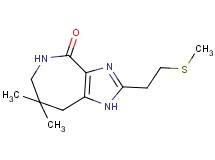 7,7-dimethyl-2-[2-(methylthio)ethyl]-5,6,7,8-tetrahydroimidazo[4,5-c]azepin-4(1H)-one