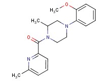 4-(2-methoxyphenyl)-2-methyl-1-[(6-methyl-2-pyridinyl)carbonyl]piperazine