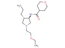 N-[rel-(3R,4S)-1-(2-ethoxyethyl)-4-propyl-3-pyrrolidinyl]tetrahydro-2H-pyran-4-carboxamide hydrochloride