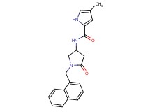 4-methyl-N-[1-(1-naphthylmethyl)-5-oxopyrrolidin-3-yl]-1H-pyrrole-2-carboxamide