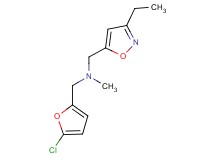 1-(5-chloro-2-furyl)-N-[(3-ethylisoxazol-5-yl)methyl]-N-methylmethanamine