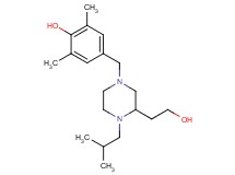4-{[3-(2-hydroxyethyl)-4-isobutyl-1-piperazinyl]methyl}-2,6-dimethylphenol