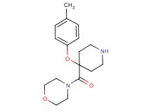 4-{[4-(4-methylphenoxy)-4-piperidinyl]carbonyl}morpholine hydrochloride